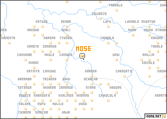 map of Mose