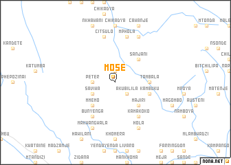 map of Mose