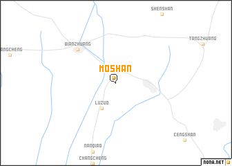 map of Moshan