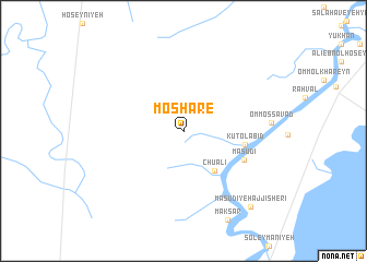 map of Moshāre‘