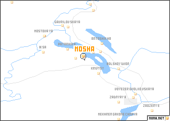 map of Mosha