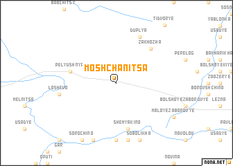 map of Moshchanitsa