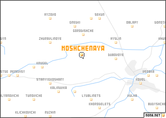 map of Moshchenaya