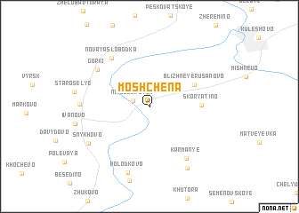 map of Moshchëna