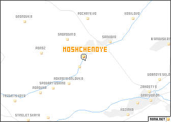 map of Moshchënoye