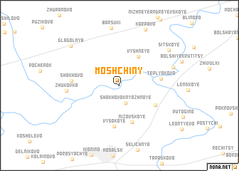 map of Moshchiny