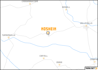 map of Mosheim