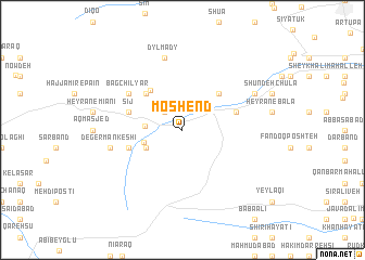 map of Moshend