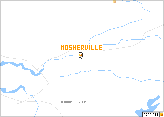 map of Mosherville