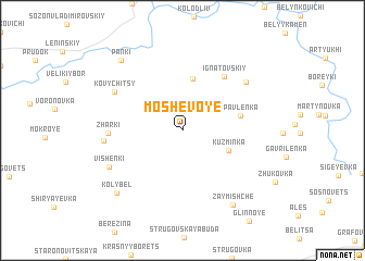 map of Moshevoye