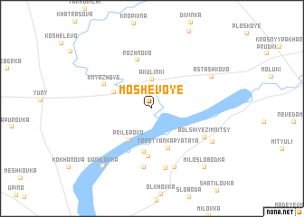 map of Moshevoye