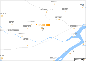 map of Moshevo