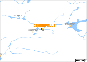 map of Moshier Falls