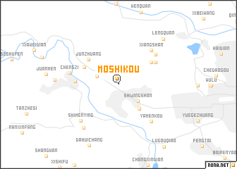 map of Moshikou