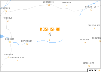 map of Moshishan