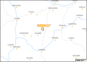 map of Moshixi