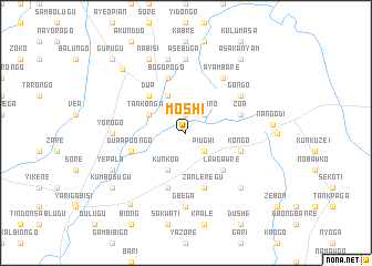 map of Moshi