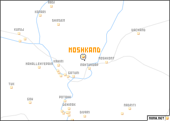 map of Moshkand