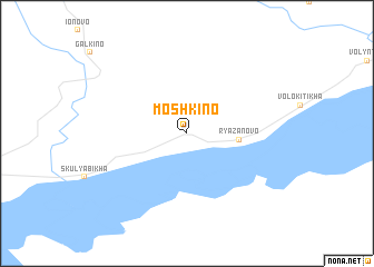 map of Moshkino