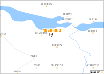 map of Moshkino