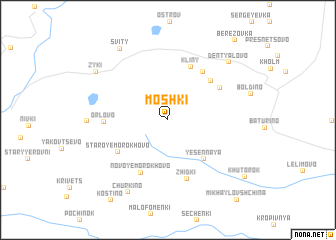 map of Moshki