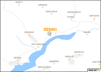 map of Moshki