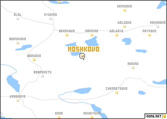 map of Moshkovo