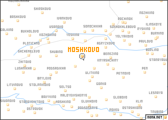 map of Moshkovo