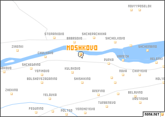 map of Moshkovo