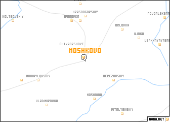 map of Moshkovo