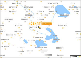 map of Moshnaya Gora