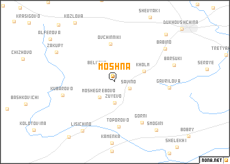 map of Moshna