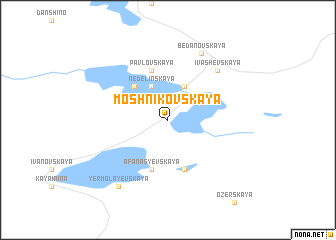 map of Moshnikovskaya