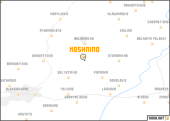 map of Moshnino
