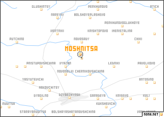 map of Moshnitsa