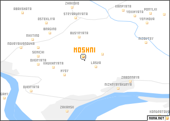 map of Moshni