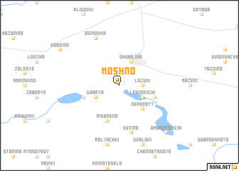 map of Moshno