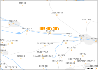 map of Moshnyahy