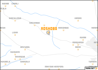 map of Moshoba