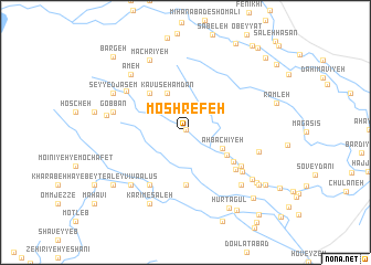 map of Moshrefeh