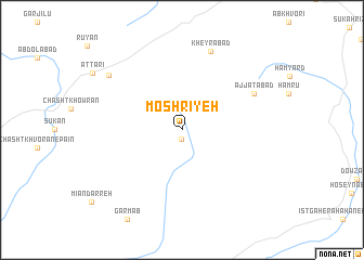 map of Moshrīyeh