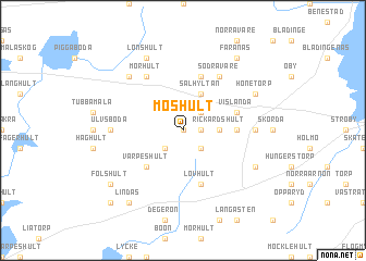 map of Moshult