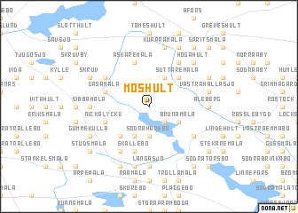 map of Moshult