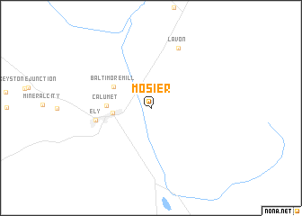 map of Mosier