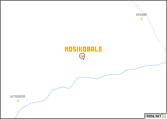 map of Mosikobale