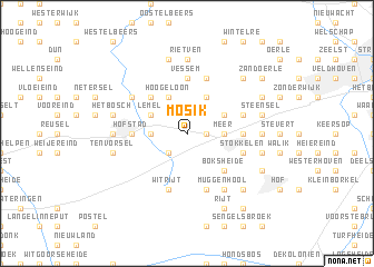 map of Mosik