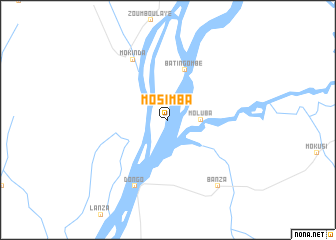 map of Mosimba