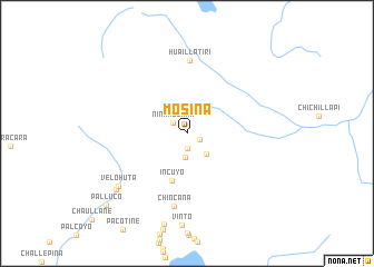 map of Mosiña