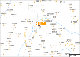 map of Mosindé