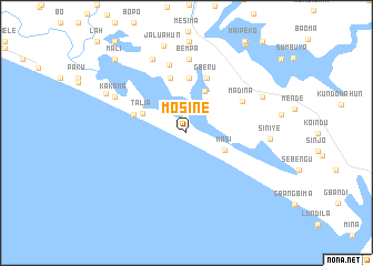 map of Mosine